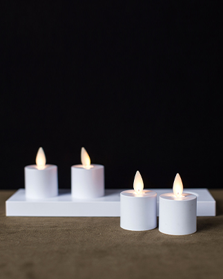 Velas recargables sin llama