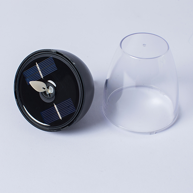 Vela parpadeante sin llama alimentada por energía solar para copas de vino